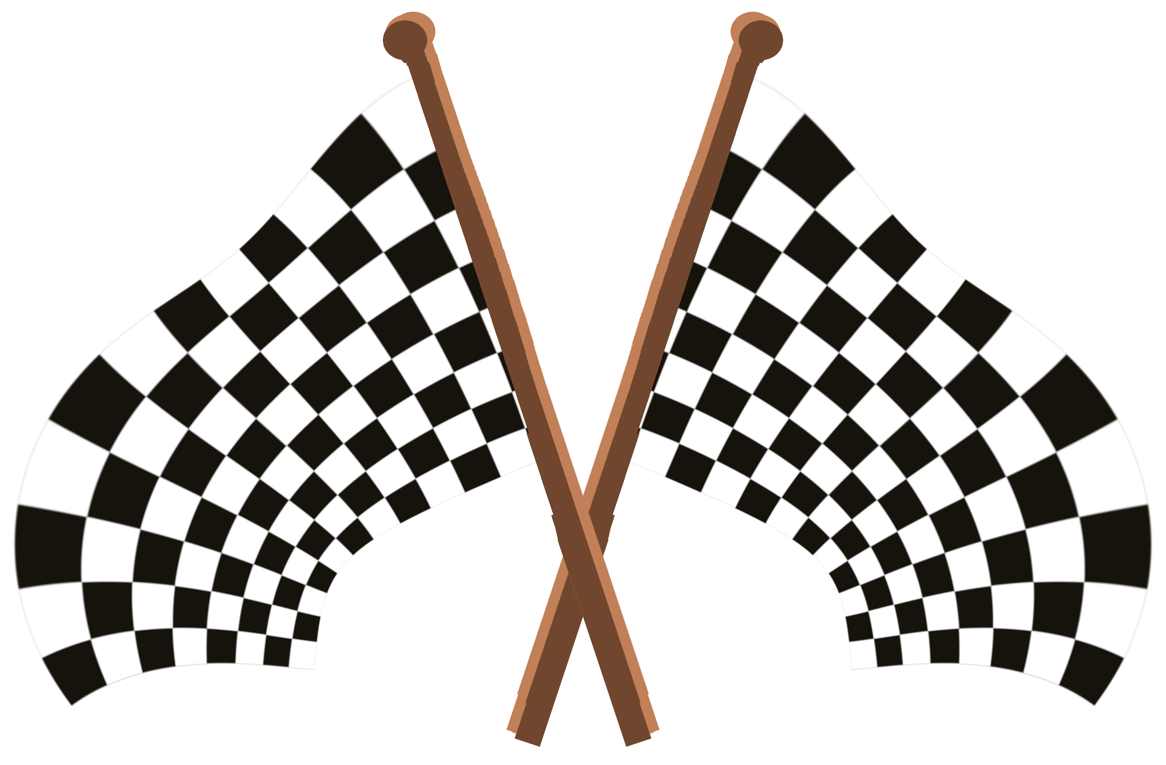 checkered flags